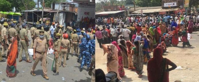 2 दोस्तों की मौत के बाद भीड़ ने किया सड़क जाम, पुलिस पर किया पथराव, 15 पुलिसकर्मी लहूलुहान