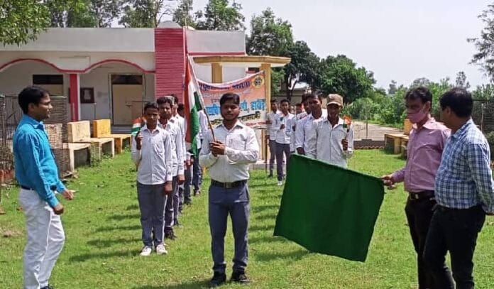 राष्ट्रीय सेवा योजना के अंतर्गत फ्रीडम रन का हुआ आयोजन,स्वयंसेवकों ने क्रांतिवीरों को याद कर लगाई दौड़