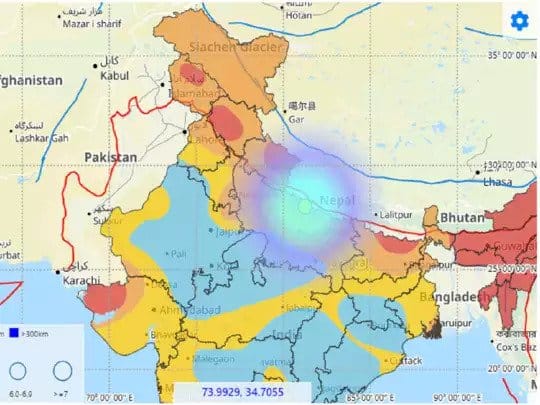 लखनऊ सीतापुर समेत कई जगह भूकंप के झटके, रिक्टर स्केल पर 5.2 थी तीव्रता