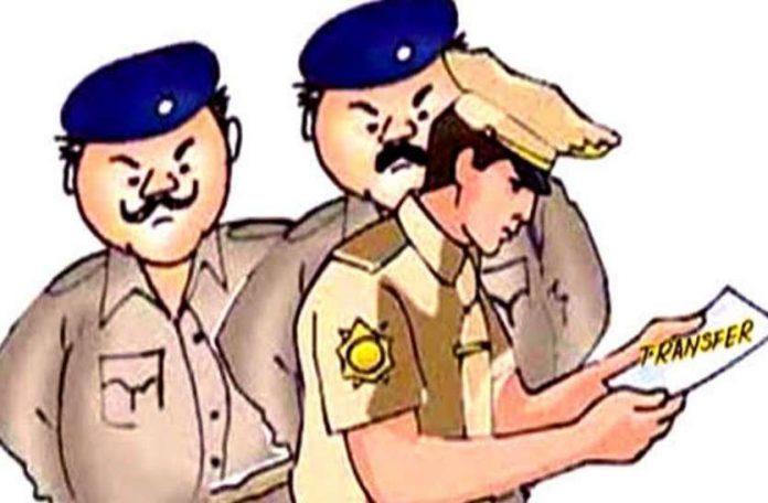 पुलिस अधीक्षक राजेश द्विवेदी ने 12 पुलिस निरीक्षक सहित 116 का किया तबादला